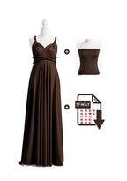 Dark Brown Multiway Infinity Dress