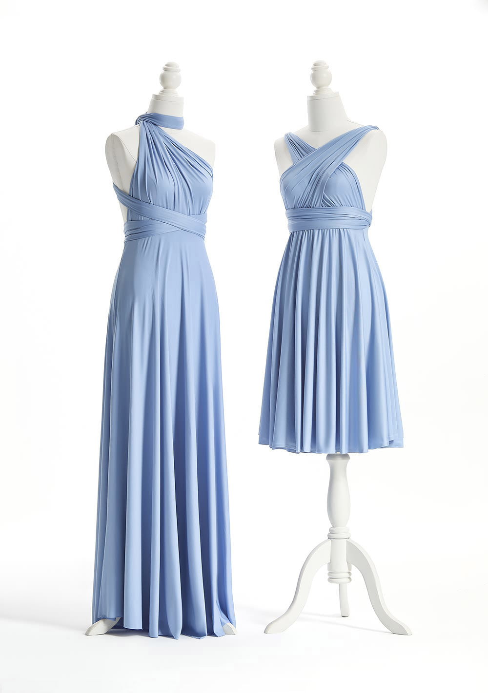 Dusty Blue Multiway Convertible Infinity Dress