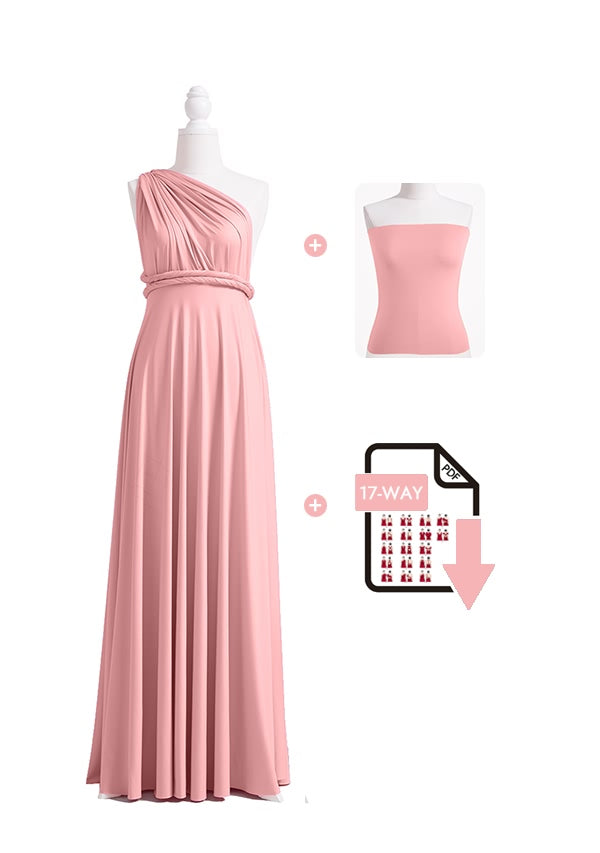 Dusty Rose Multiway Infinity Dress