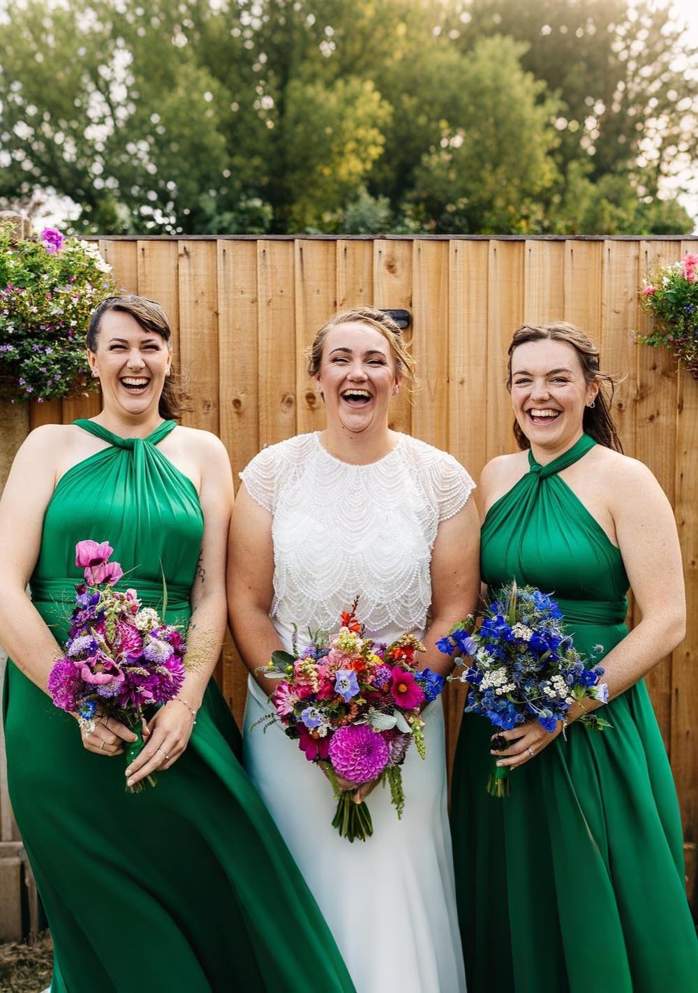 Emerald Green Multiway Infinity Dress