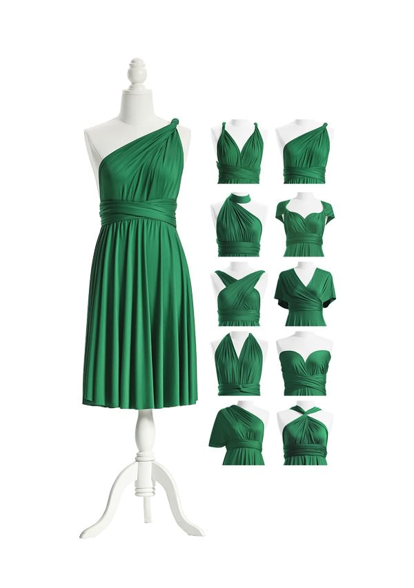 Emerald Green Multiway Infinity Dress