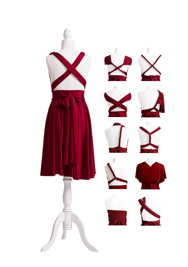 Burgundy Wine Multiway Convertible Infinity Dress