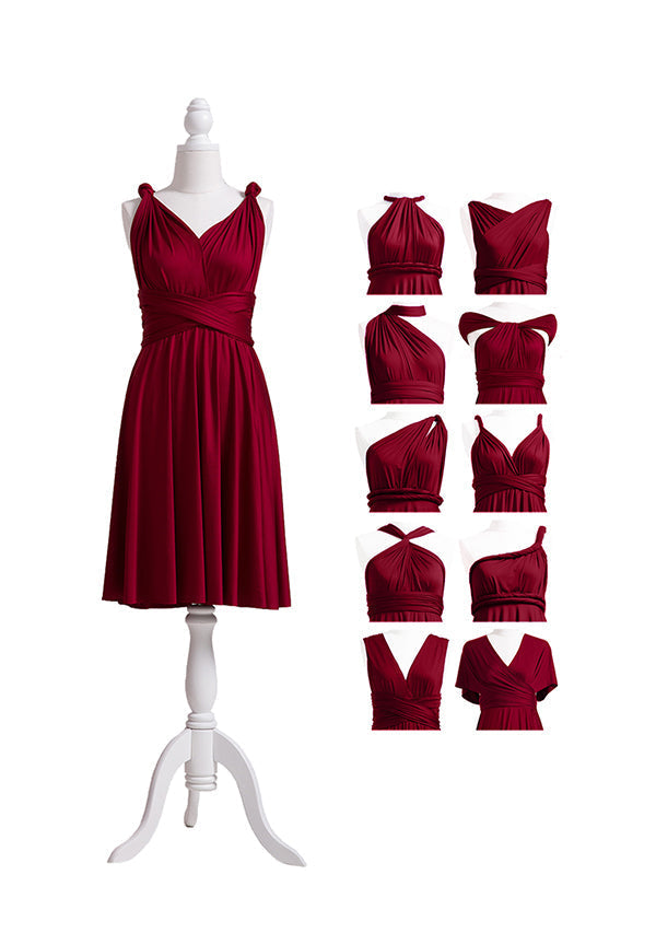 Burgundy Wine Multiway Convertible Infinity Dress