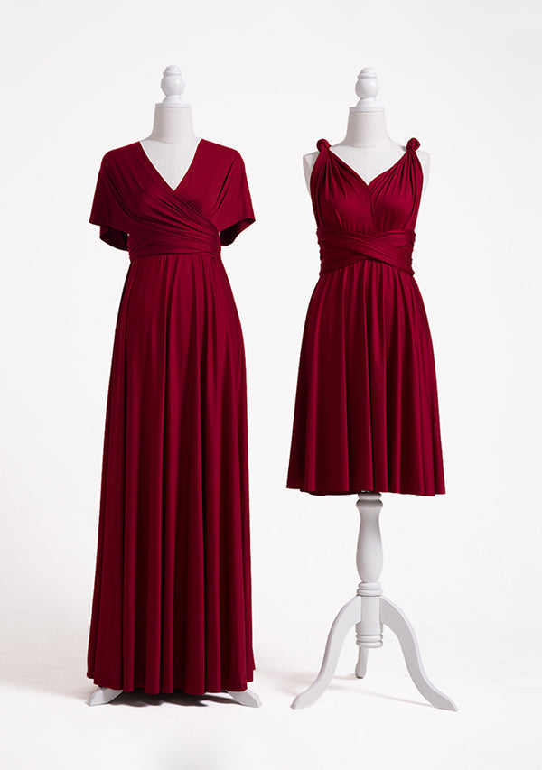 Burgundy Wine Multiway Convertible Infinity Dress