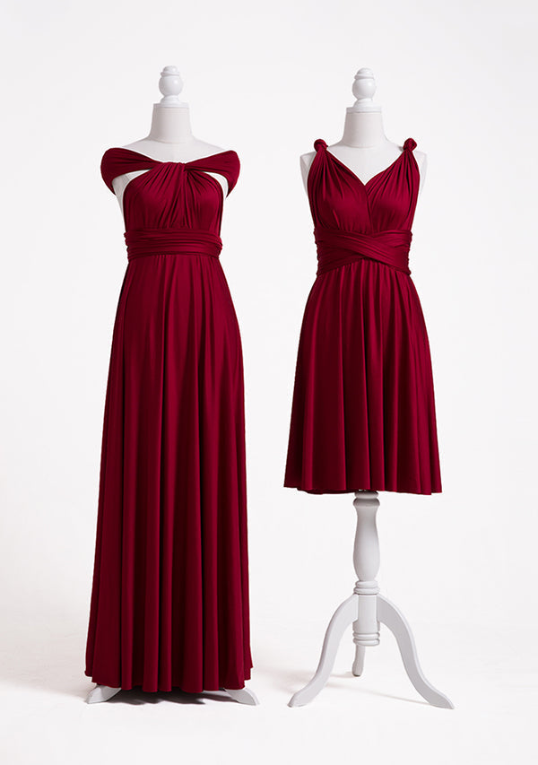 Burgundy Wine Multiway Convertible Infinity Dress