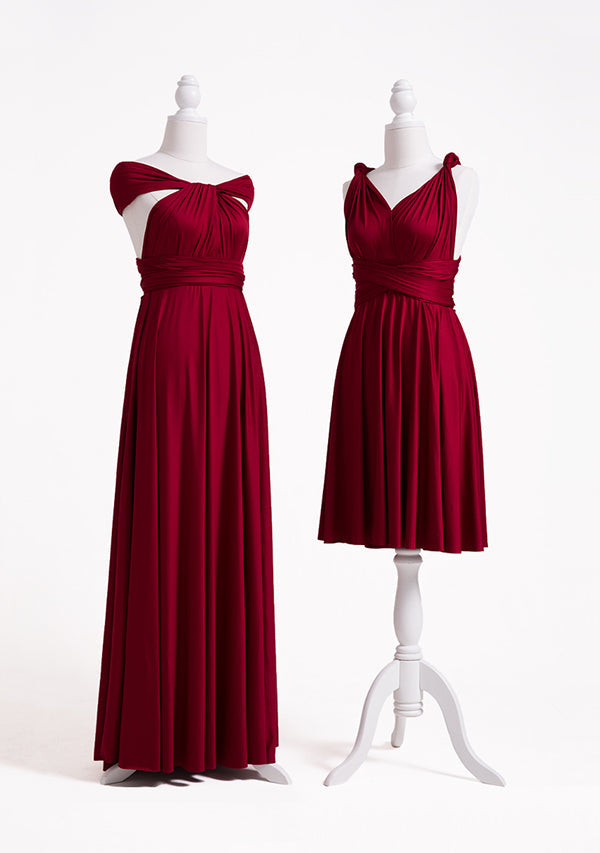 Burgundy Wine Multiway Convertible Infinity Dress