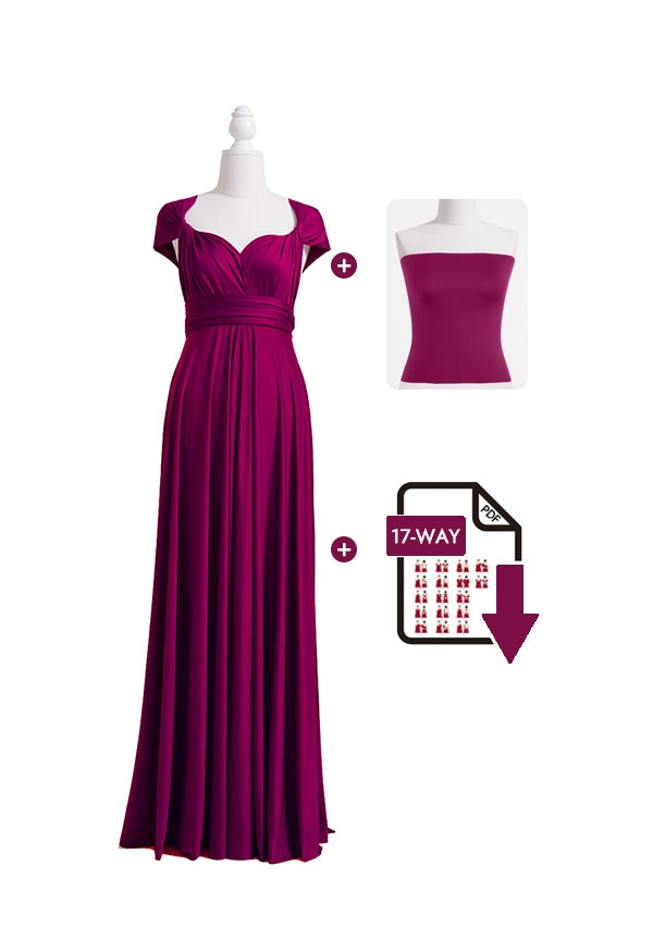 Plum Multiway Infinity Dress