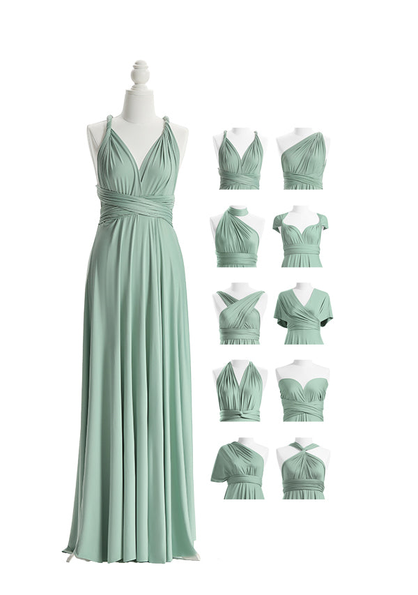 Sage Green Multiway Infinity Dress
