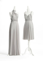 Silver Grey Multiway Infinity Dress