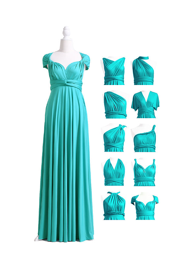 Turquoise Multiway Infinity Dress