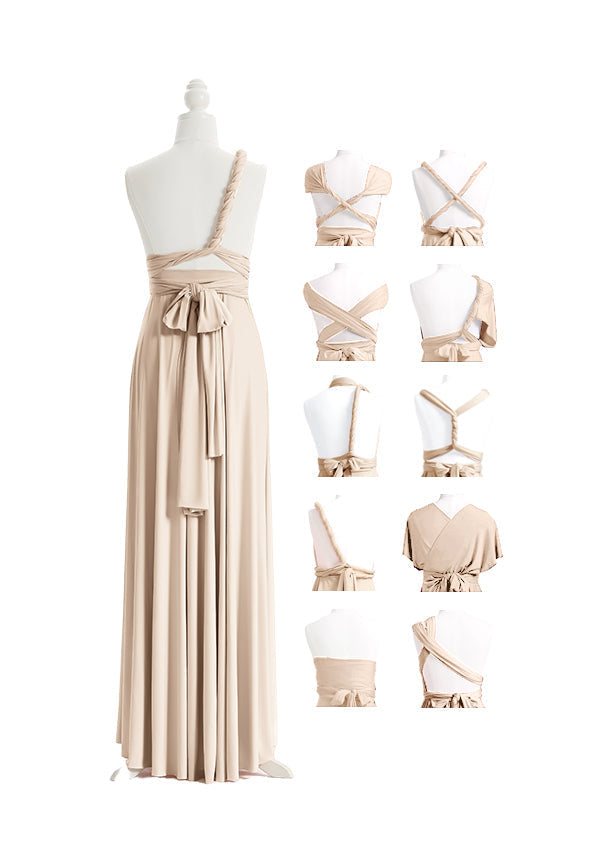 Champagne Multiway Infinity Dress