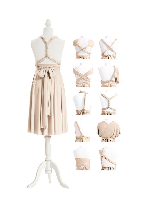 Champagne Multiway Infinity Dress