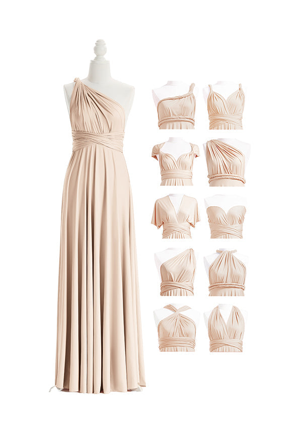 Champagne Multiway Infinity Dress