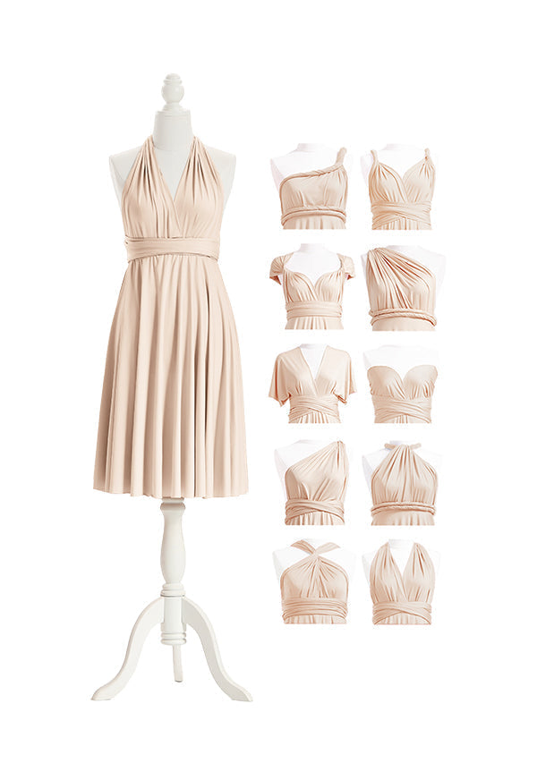 Champagne Multiway Infinity Dress