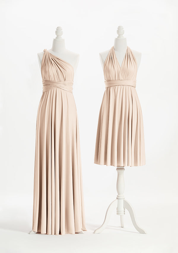 Champagne Multiway Infinity Dress