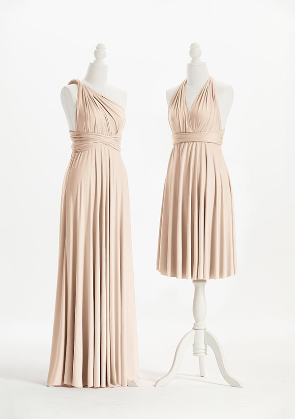 Champagne Multiway Infinity Dress