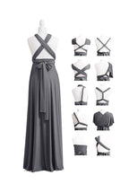 Charcoal Grey Multiway Infinity Dress