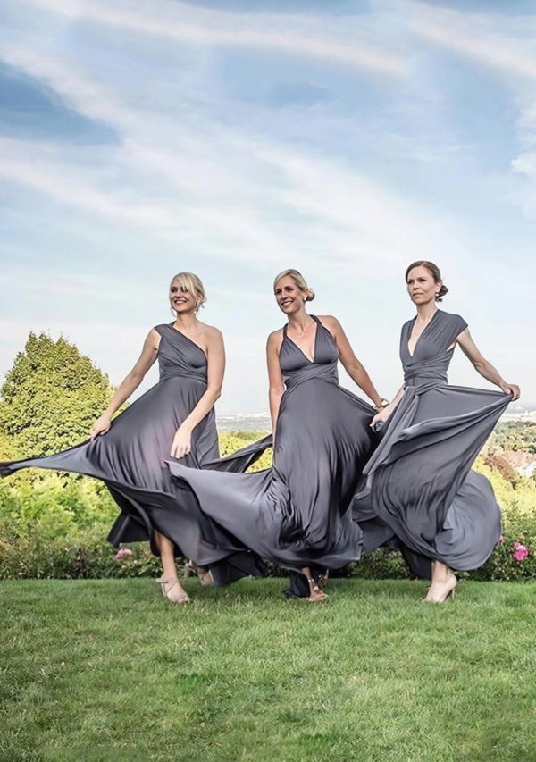 Charcoal Grey Multiway Infinity Dress
