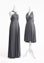 Charcoal Grey Multiway Infinity Dress