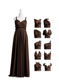 Dark Brown Multiway Infinity Dress
