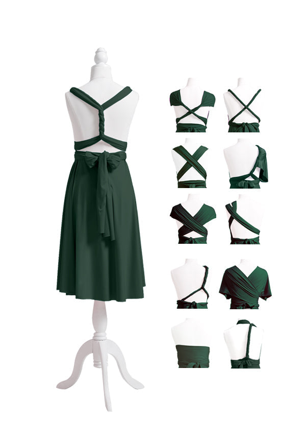 Dark Green Multiway Infinity Dress