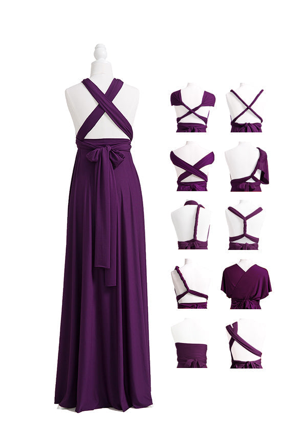 Dark Purple Multiway Infinity Dress