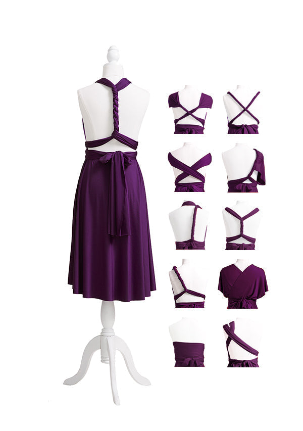 Dark Purple Multiway Infinity Dress