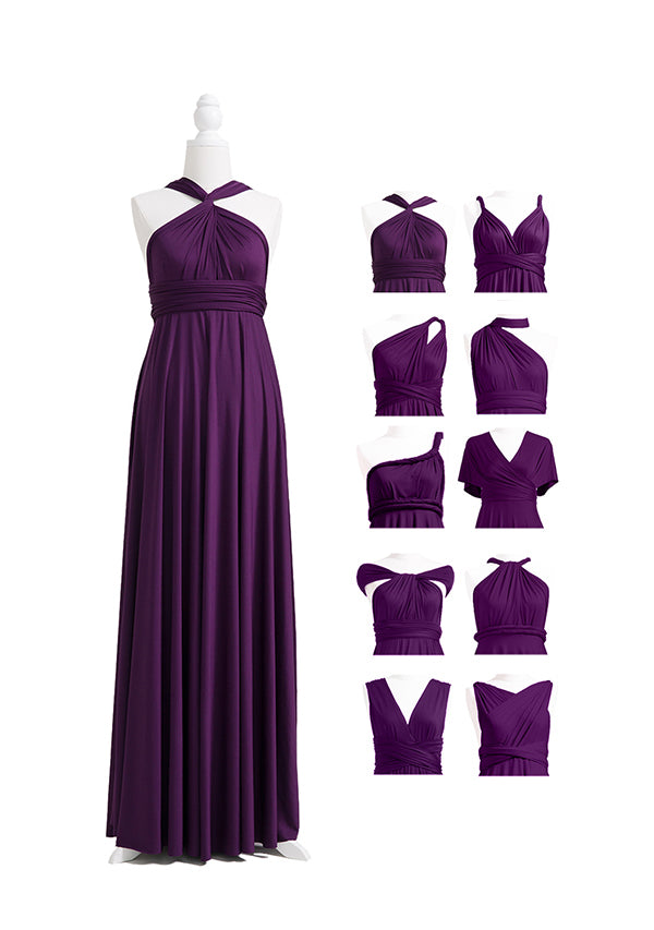 Dark Purple Multiway Infinity Dress