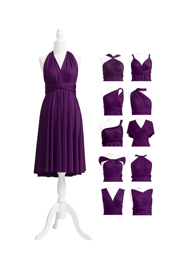 Dark Purple Multiway Infinity Dress