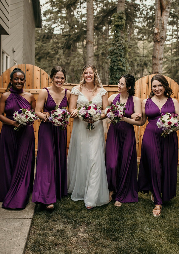 Dark Purple Multiway Infinity Dress