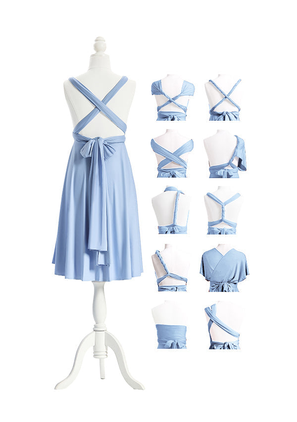 Dusty Blue Multiway Convertible Infinity Dress