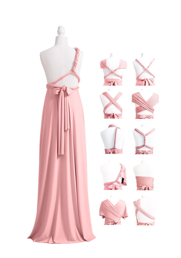 Dusty Rose Multiway Infinity Dress