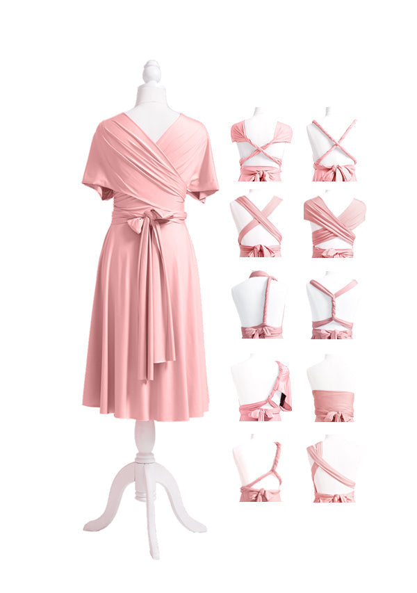 Dusty Rose Multiway Infinity Dress