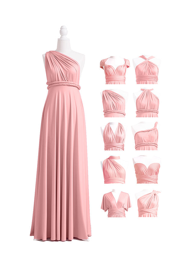 Dusty Rose Multiway Infinity Dress