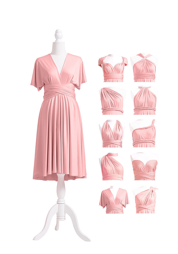 Dusty Rose Multiway Infinity Dress