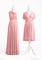 Dusty Rose Multiway Infinity Dress