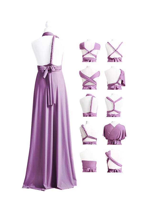 Mauve Multiway Convertible Infinity Dress