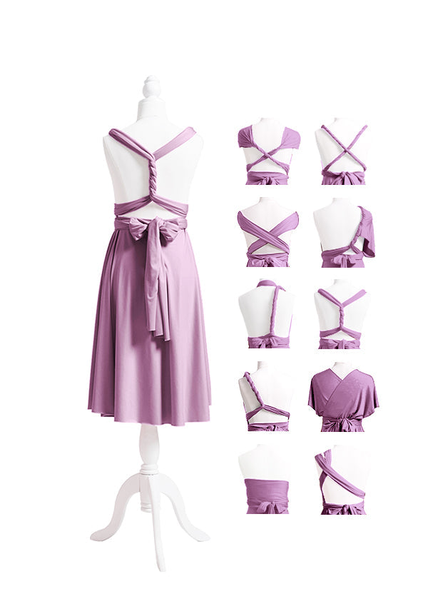 Mauve Multiway Convertible Infinity Dress