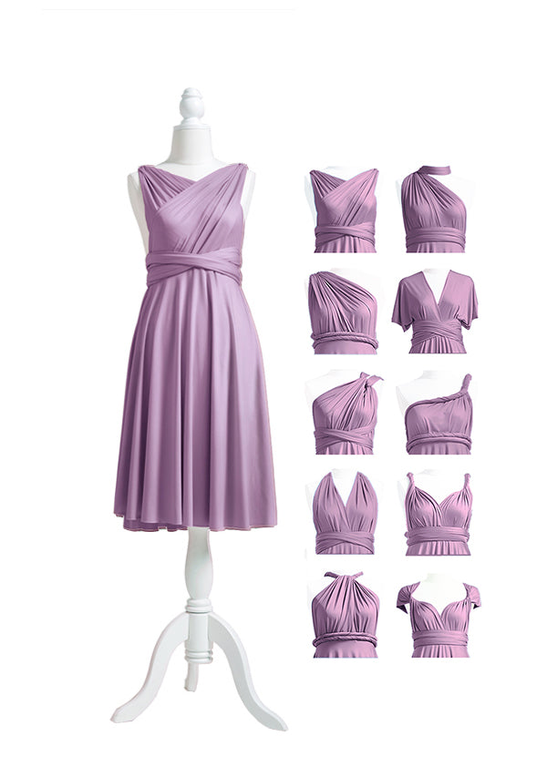 Mauve Multiway Convertible Infinity Dress