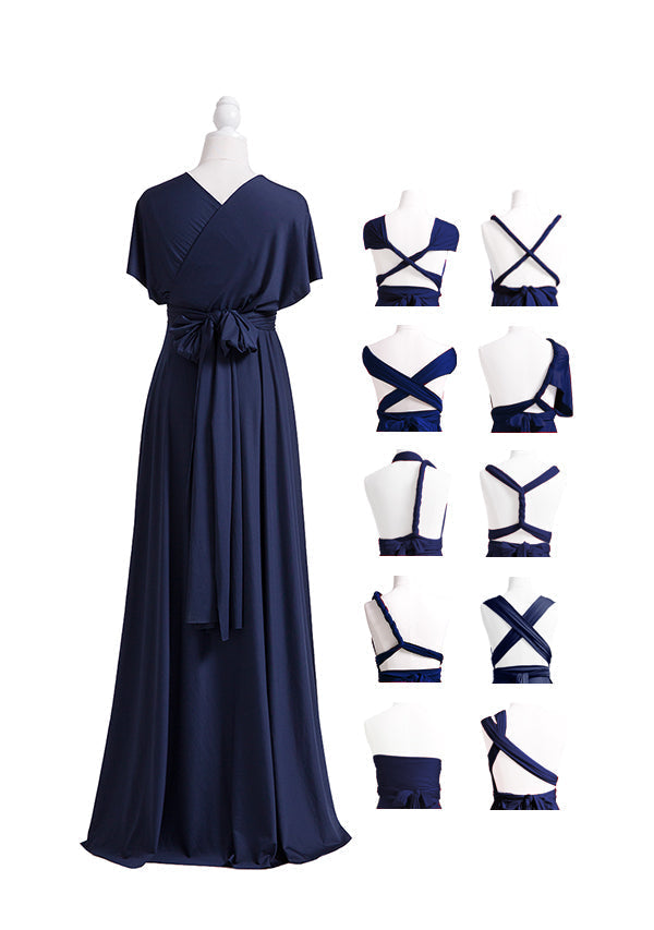 Navy Blue Multiway Infinity Dress