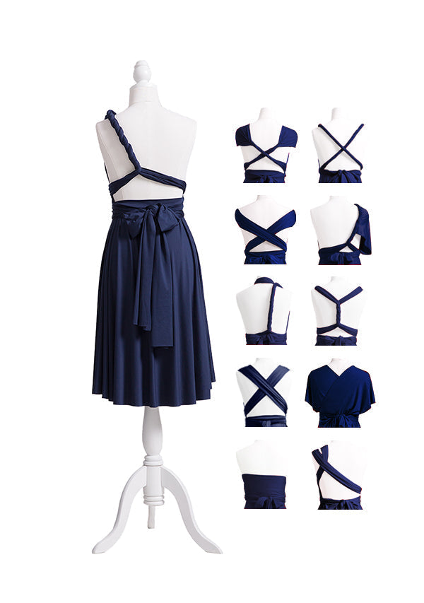 Navy Blue Multiway Infinity Dress