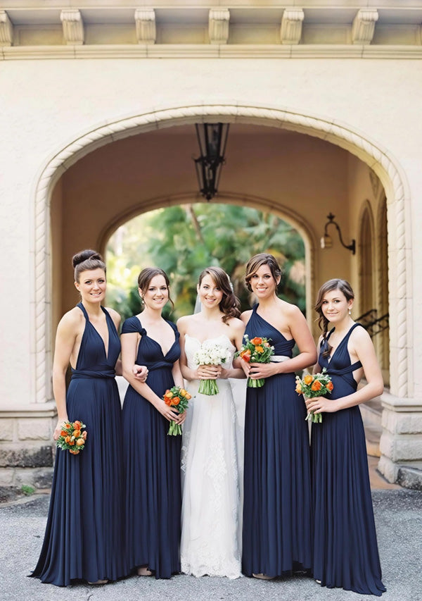 Navy Blue Multiway Infinity Dress