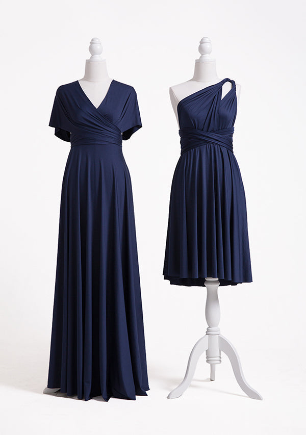 Navy Blue Multiway Infinity Dress