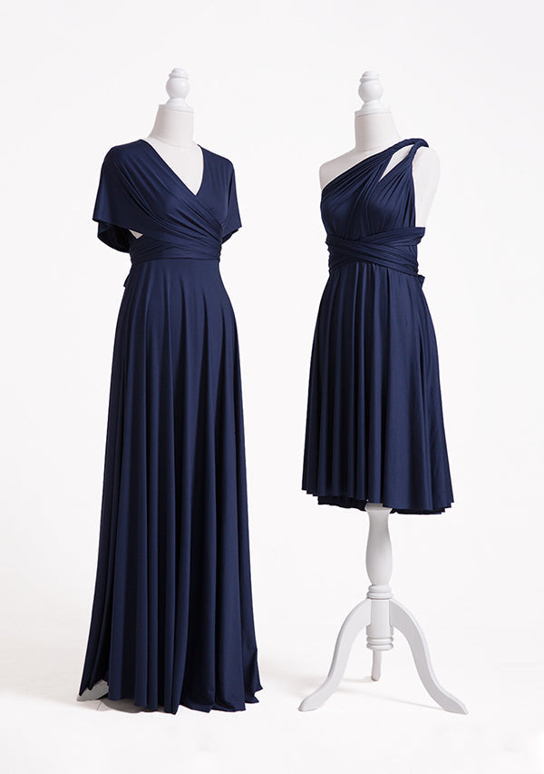 Navy Blue Multiway Infinity Dress