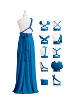 Peacock Blue Multiway Infinity Dress