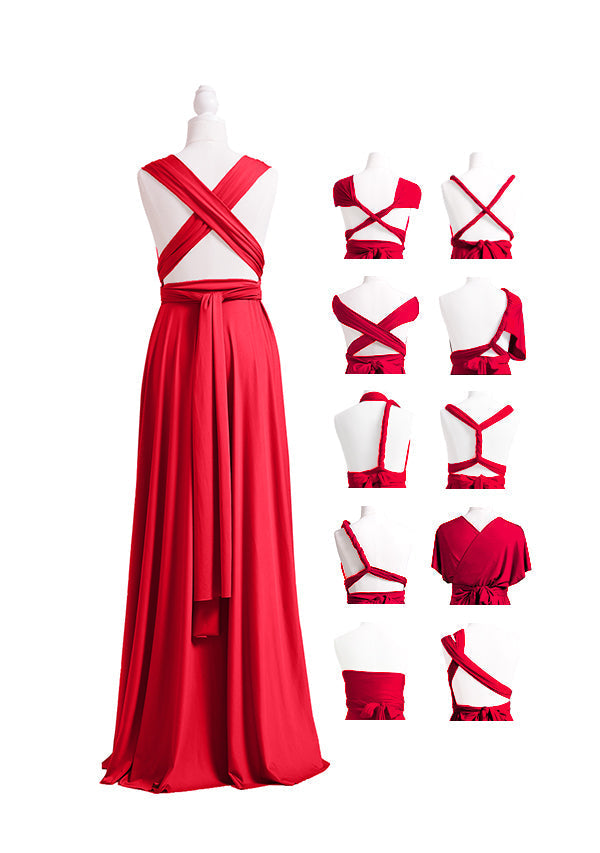 Red Multiway Infinity Dress