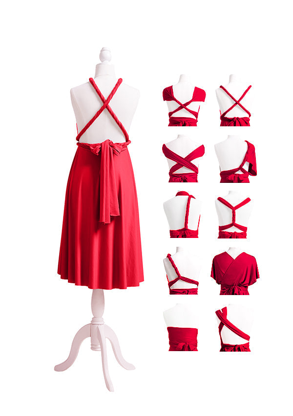 Red Multiway Infinity Dress