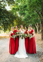 Red Multiway Infinity Dress