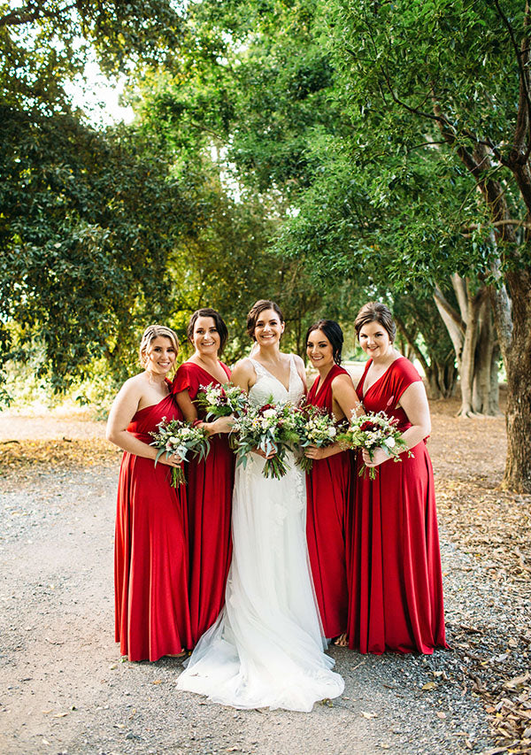 Red Multiway Infinity Dress
