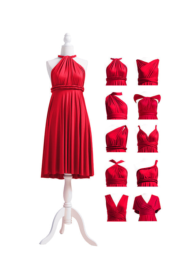 Red Multiway Infinity Dress